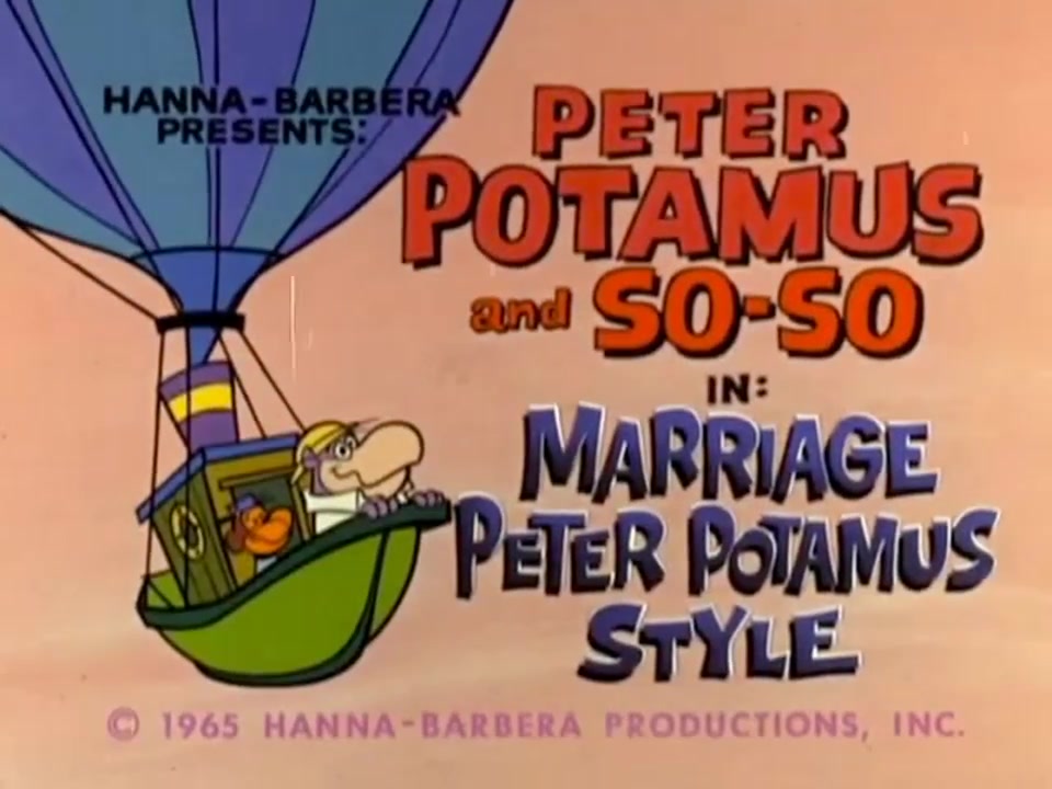 Marriage Peter Potamus Style